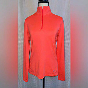 Nike Golf DRI-fit long sleeved half zip up sweater size small